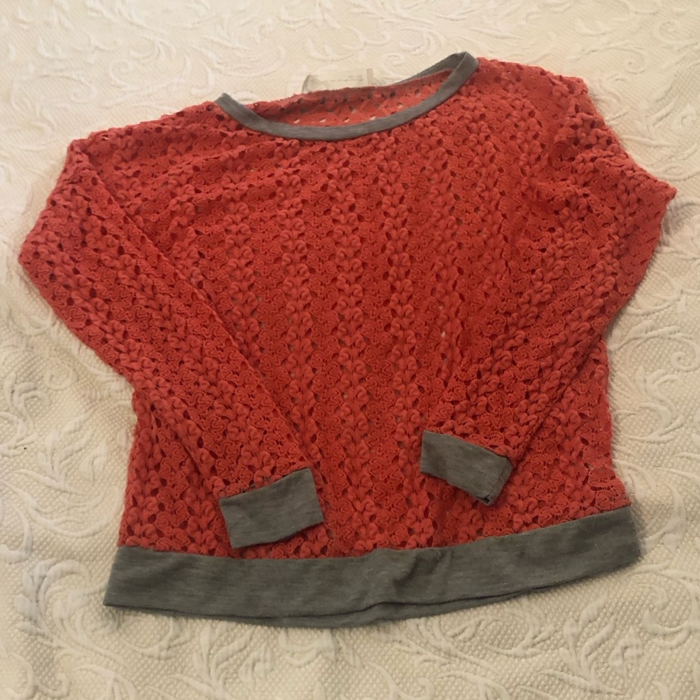 Cute orange fall sweater